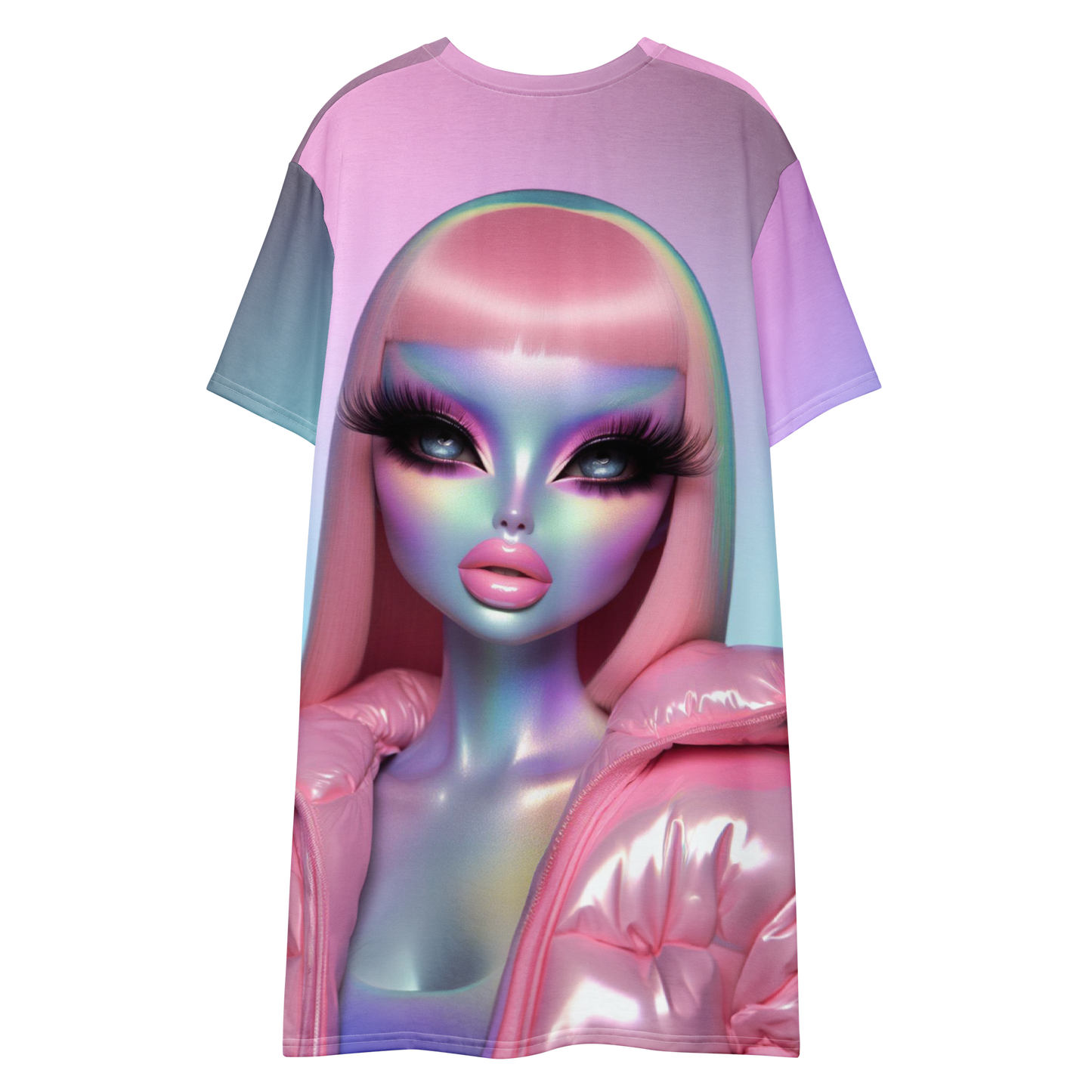 Glam Galaxy Honey T-shirt Dress