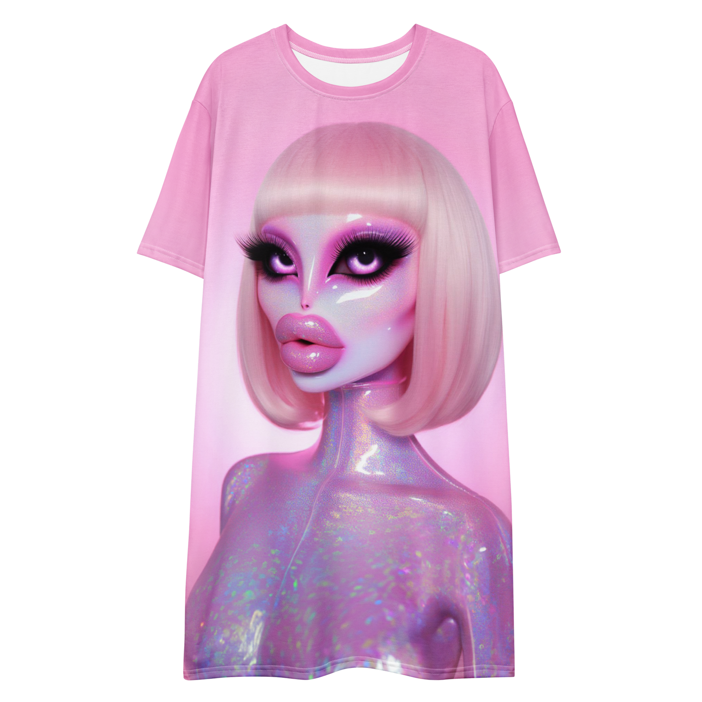 Glam Galaxy Serena T-shirt dress