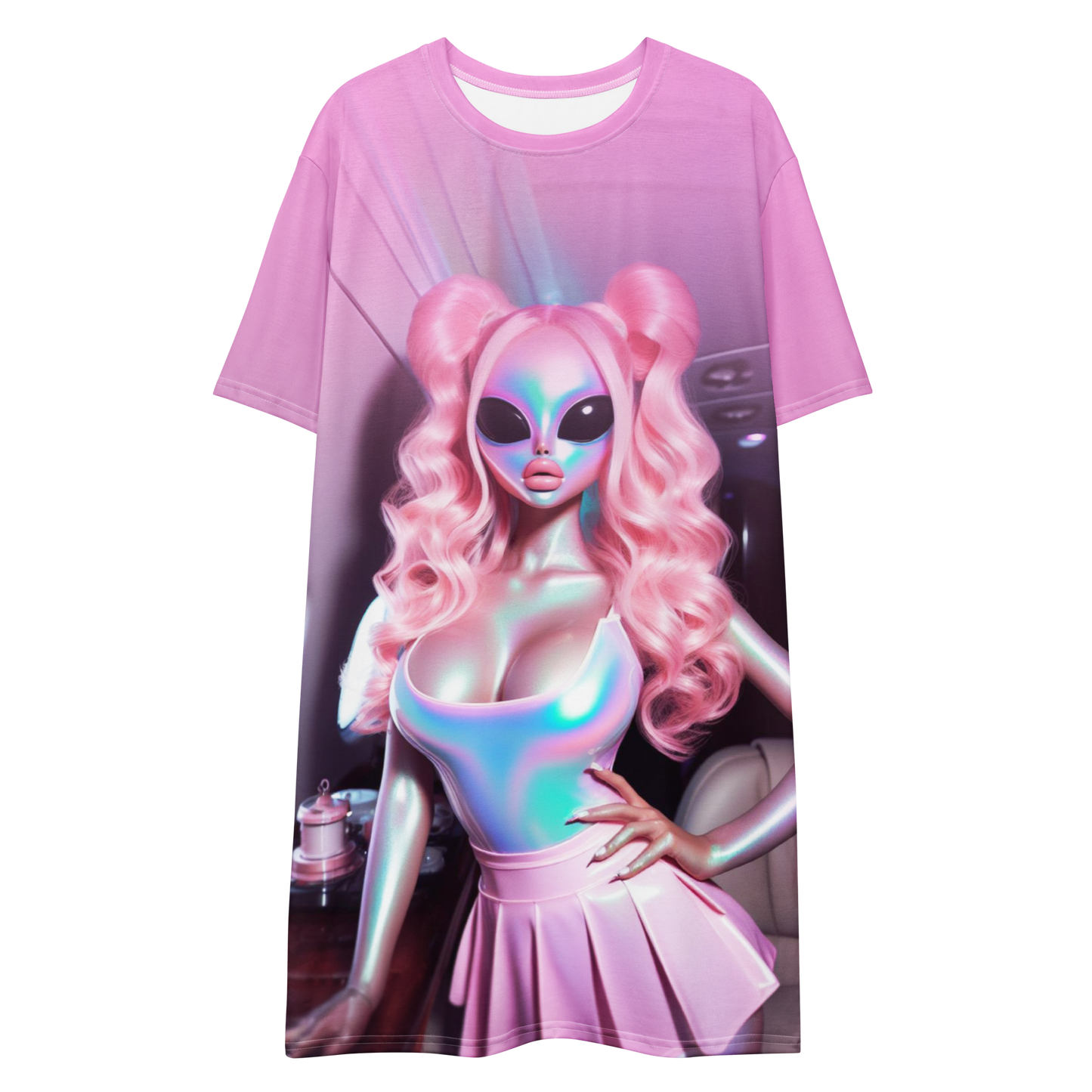 Glam Galaxy Jetset T-shirt dress