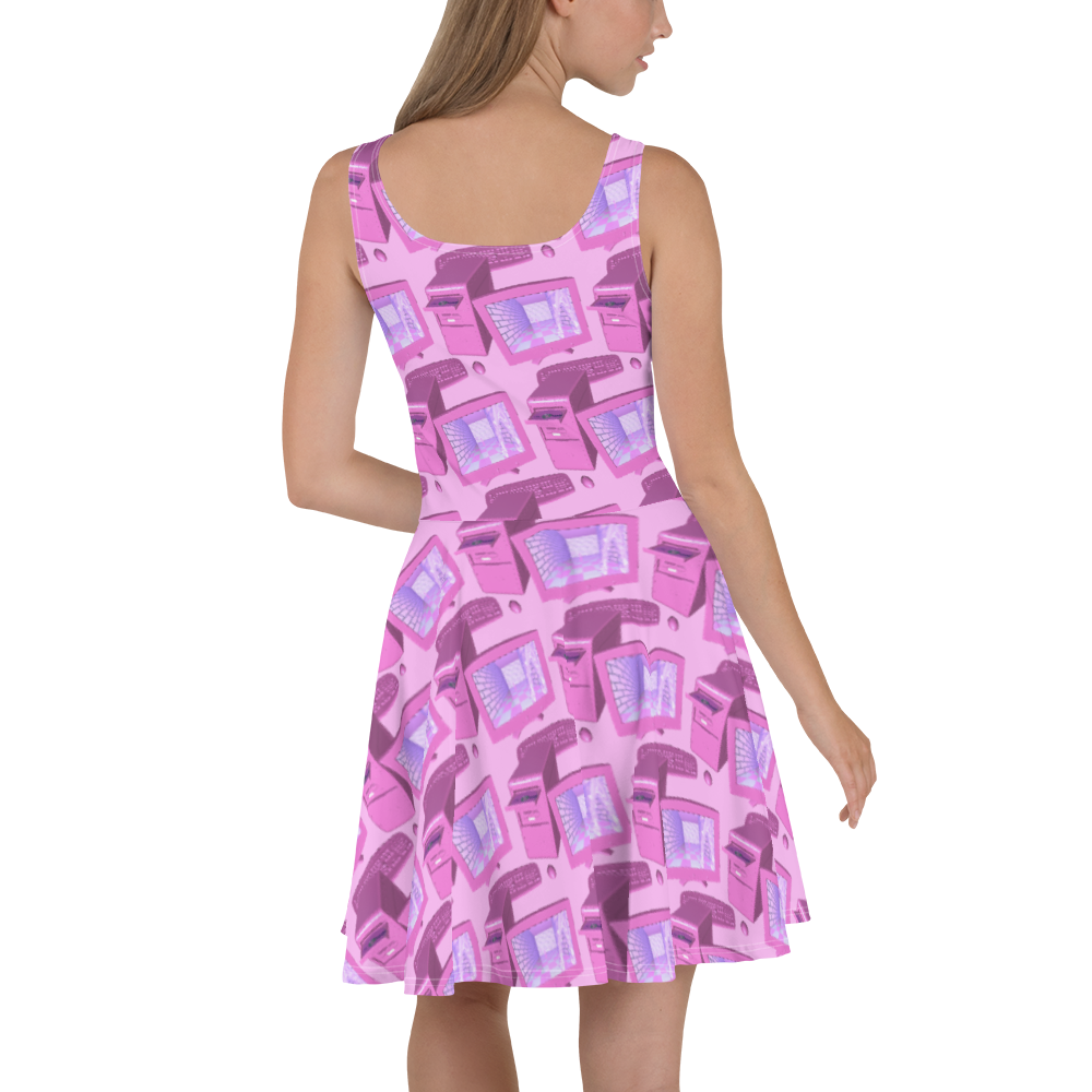 Personal Computer Skater Dress