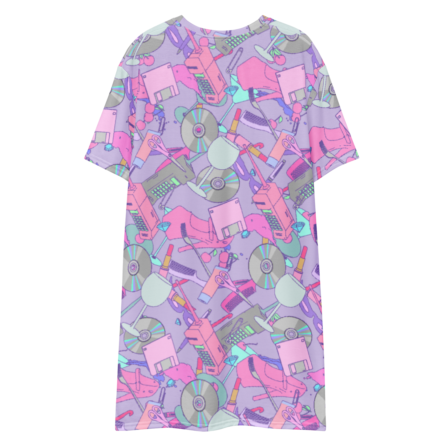 Desk Things Purple T-shirt dress