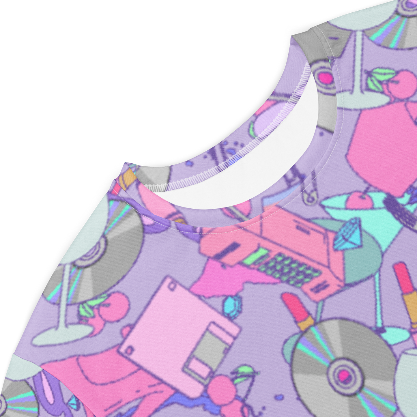 Desk Things Purple T-shirt dress
