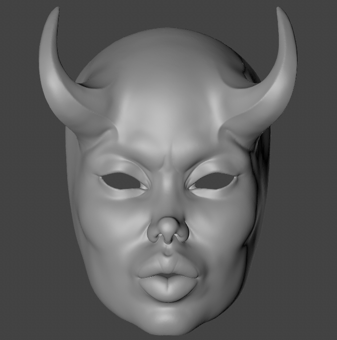 Hecate Devil Mask Print File