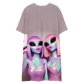 Glam Galaxy Twinning T-shirt dress