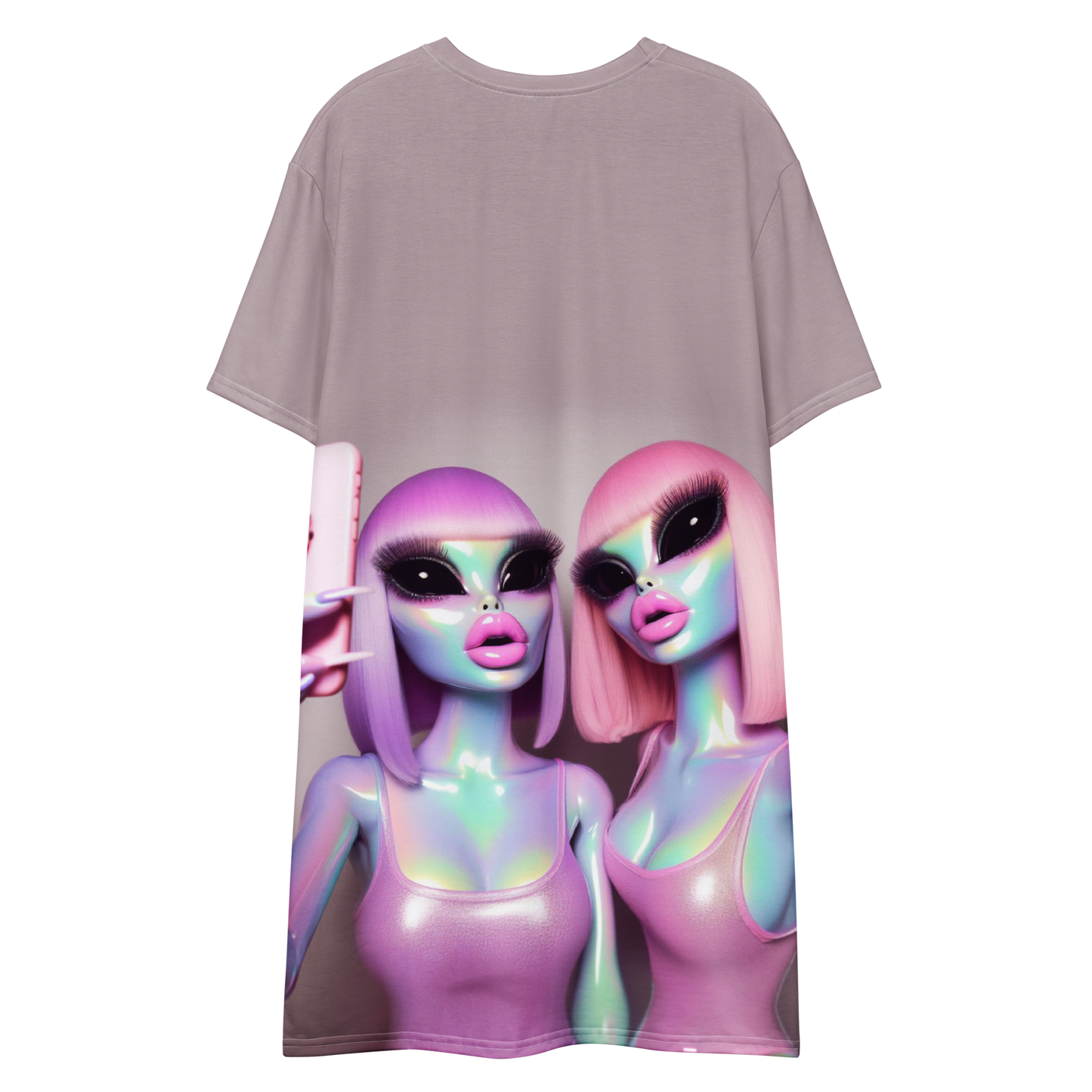 Glam Galaxy Twinning T-shirt dress