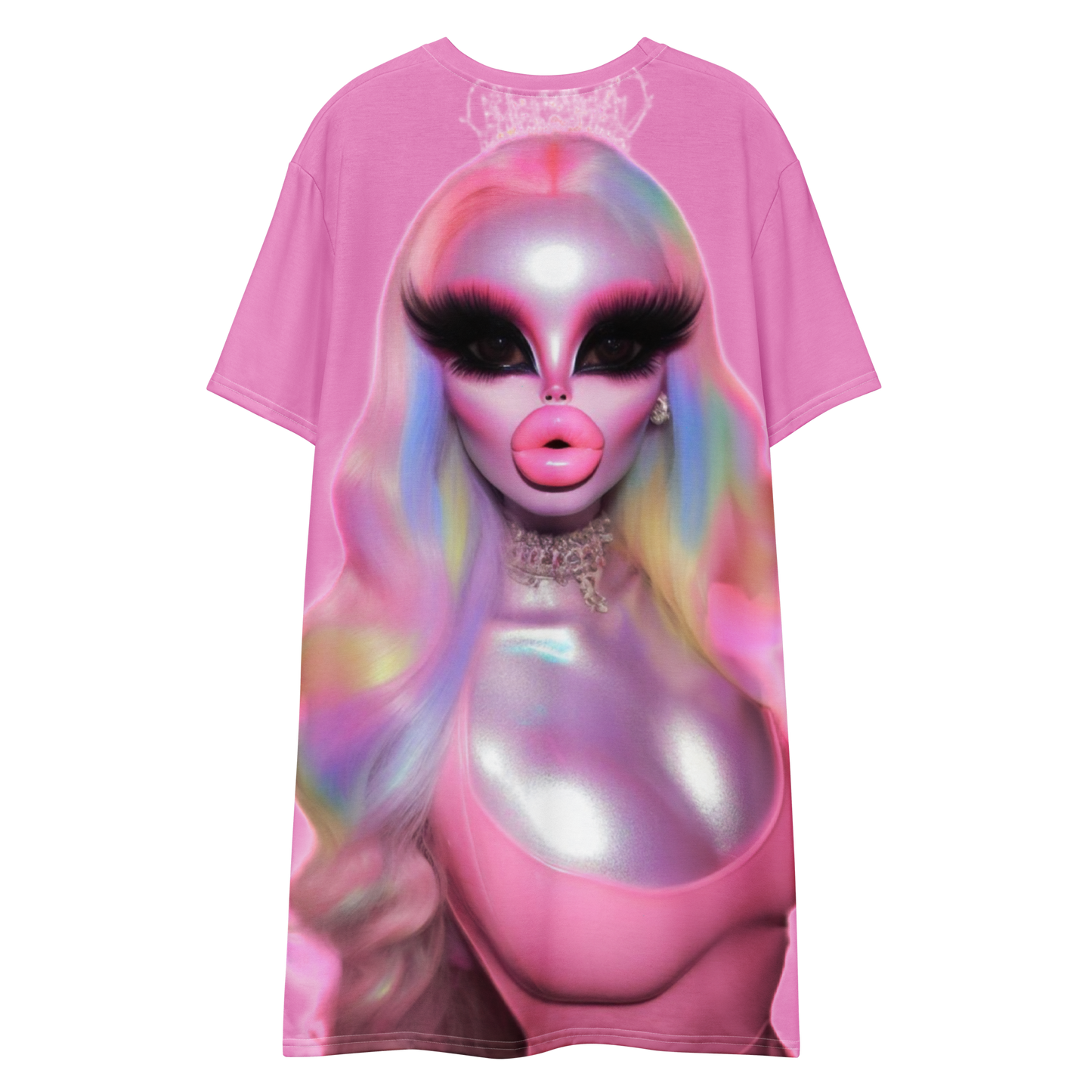Glam Galaxy Party Girl T-shirt dress