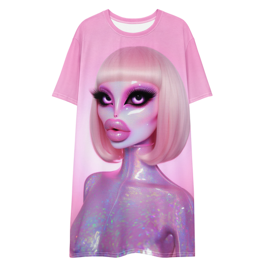 Glam Galaxy Serena T-shirt dress