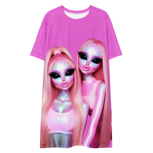 Glam Galaxy Girlfirends T-shirt dress