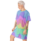 Pastel Rainbow Slime T-shirt dress