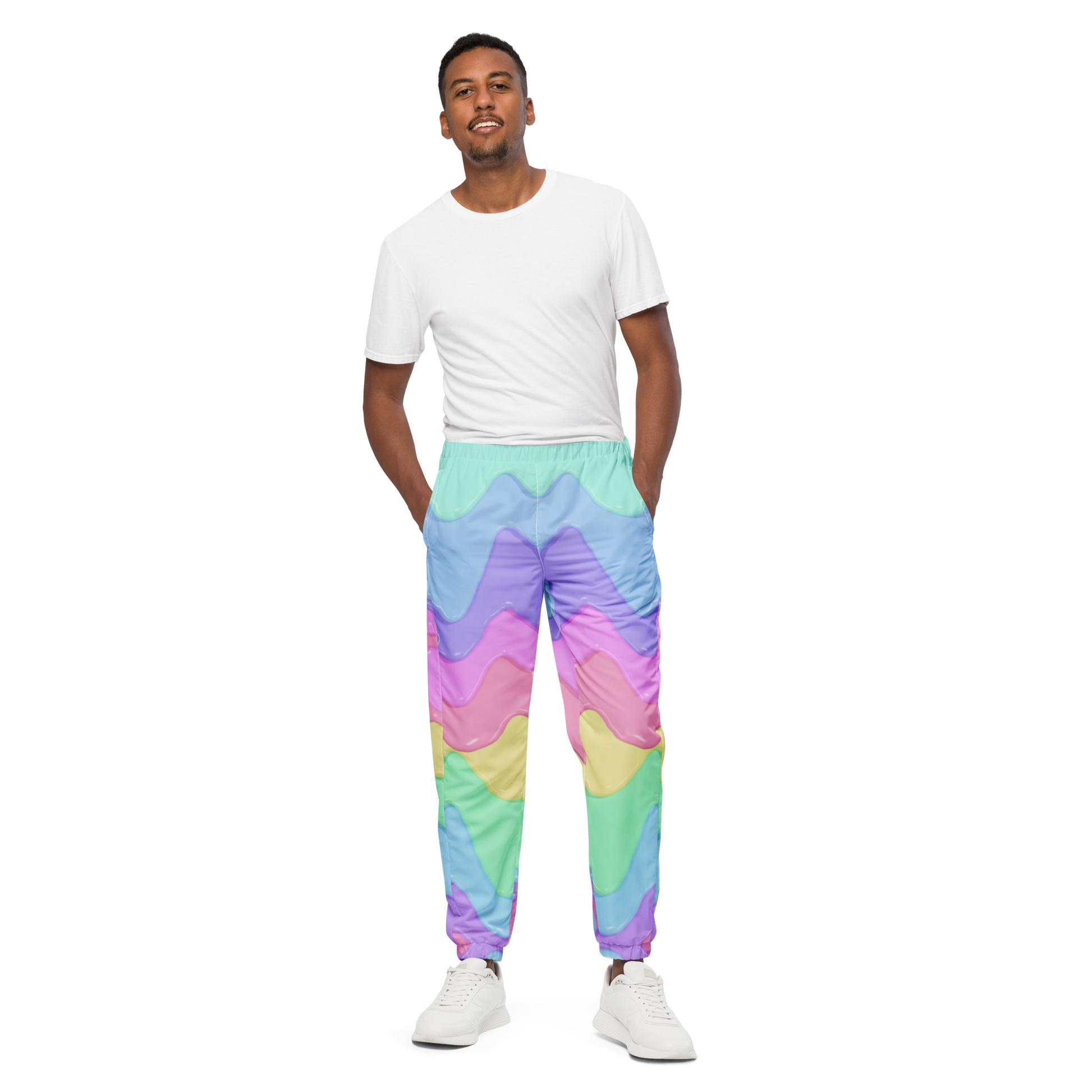Pastel Rainbow Slime track pants – Pastelae