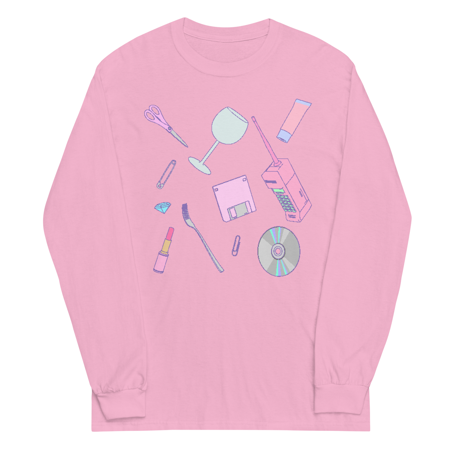 Desk Items Long Sleeve Shirt